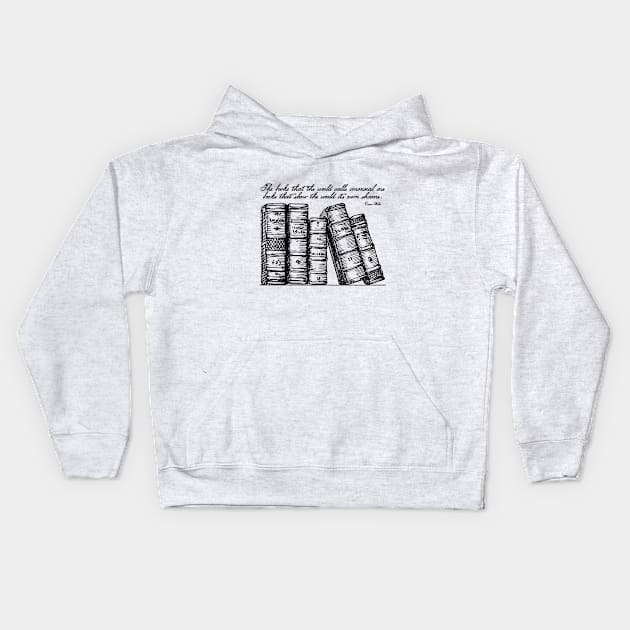 Oscar Wilde Kids Hoodie by Geeks With Sundries